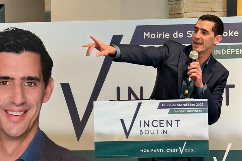 « Mon parti, c’est vous » : Vincent Boutin lance sa campagne à la mairie de Sherbrooke